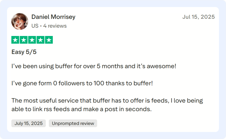 Buffer review