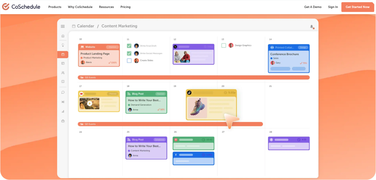 CoSchedule - Sprout Social alternatives