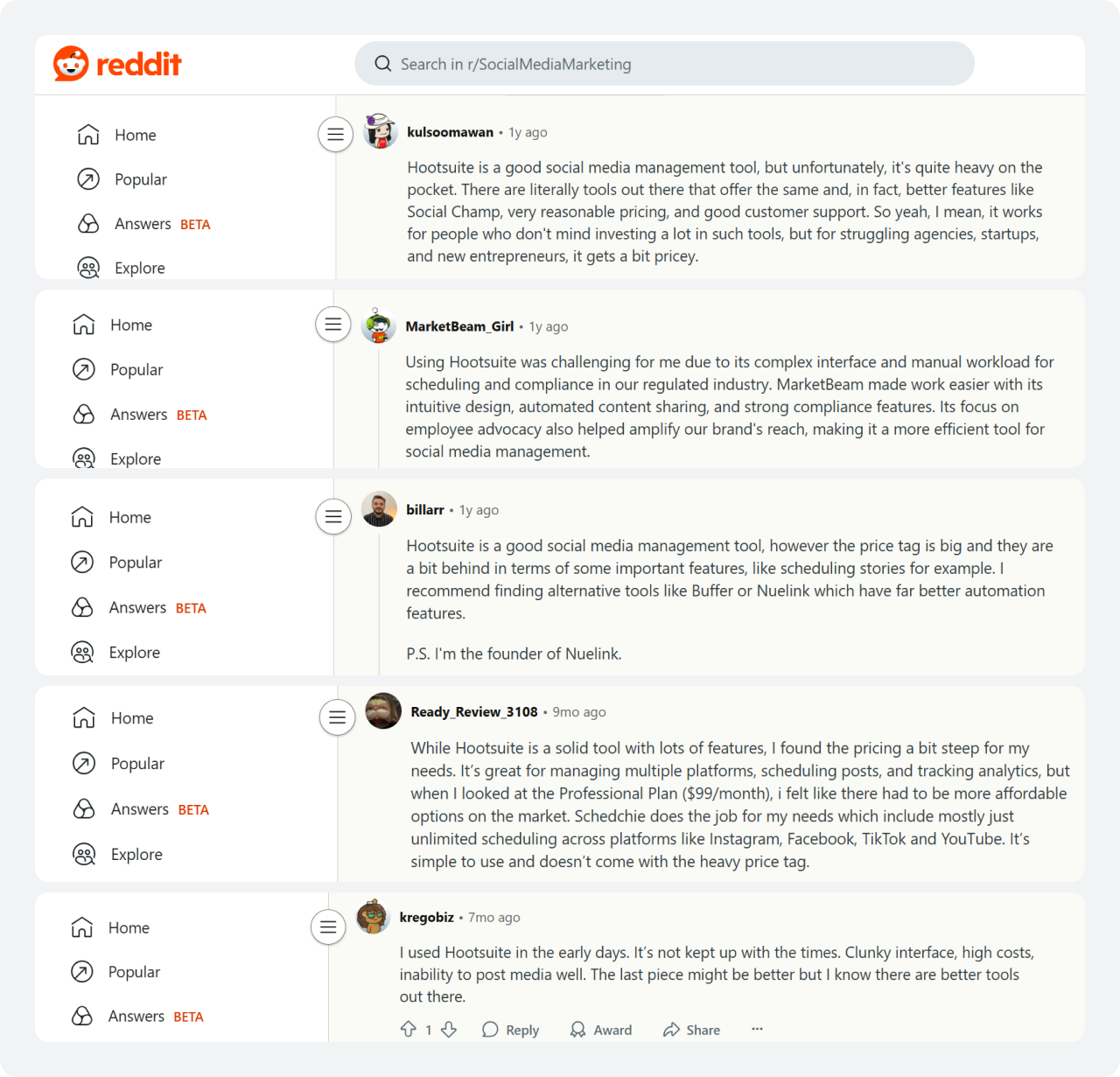 Hootsuite Threads