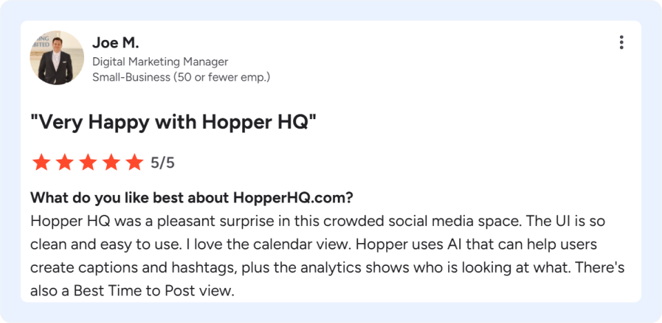 Hopper HQ Review