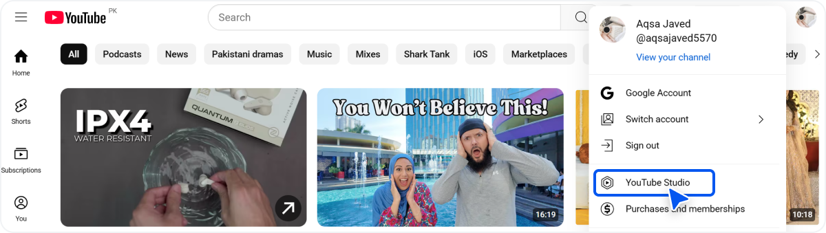 Use YouTube Analytics for best time to post YouTube shorts