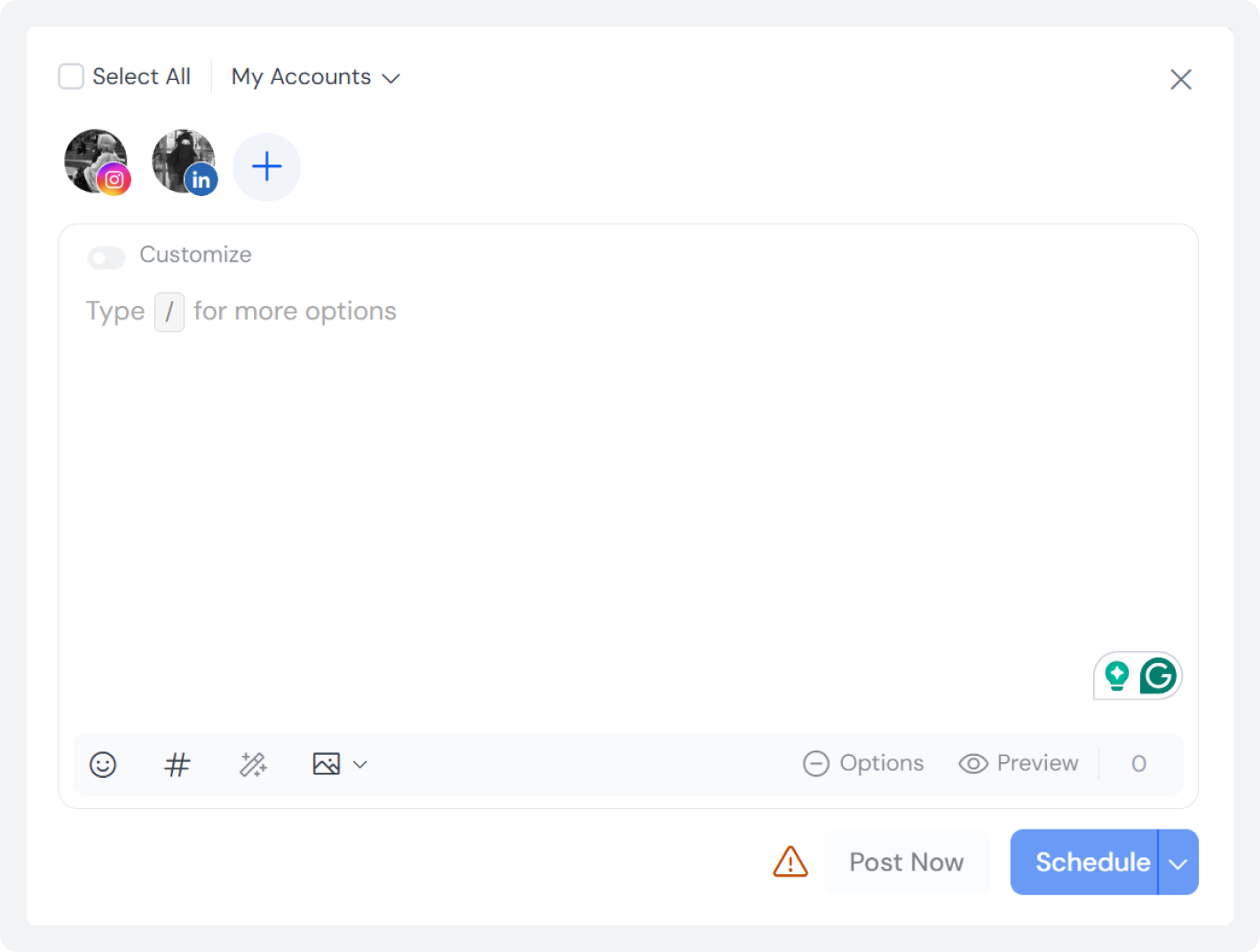 Create Your Post on SocialBu