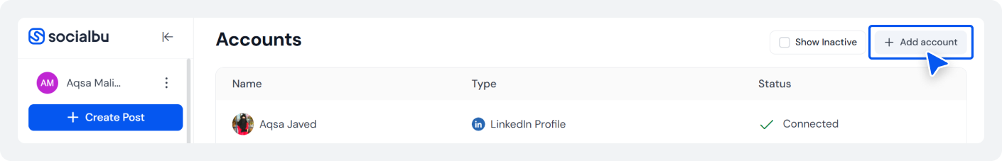 Connect Your Social Media Accounts to SocialBu