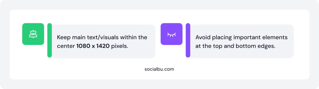 Safe Zones for Text & Visuals