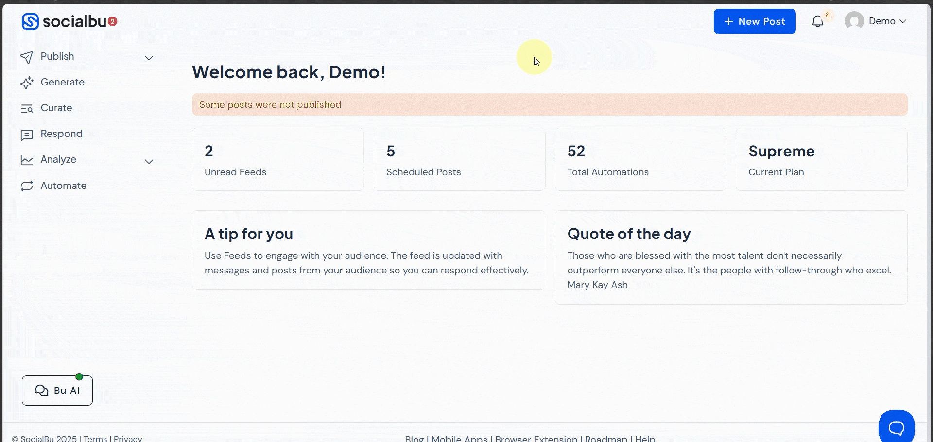 SocialBu Automation