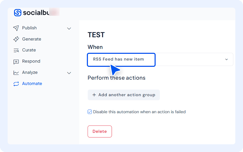 Define the Trigger Event