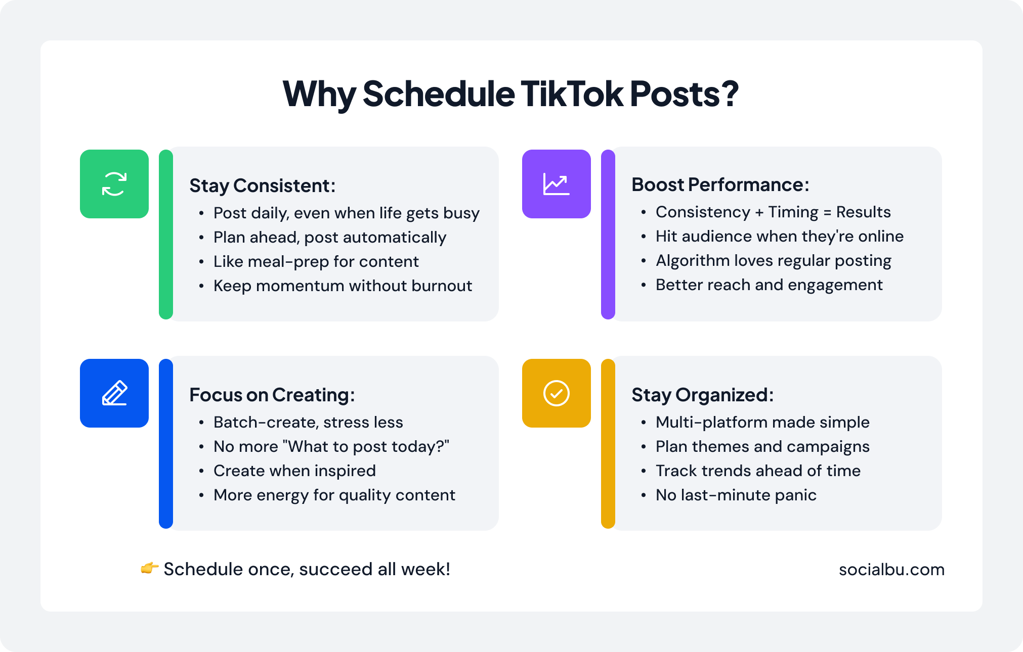 Why Schedule TikTok Posts in Advance