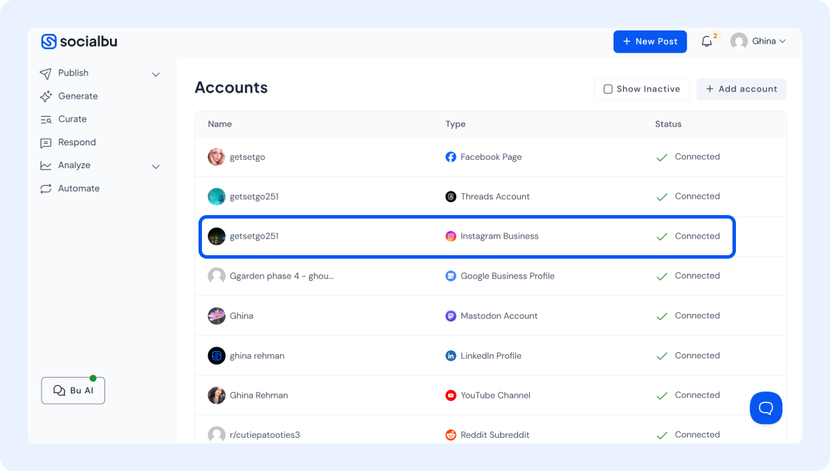 Schedule Instagram Stories Using SocialBu
