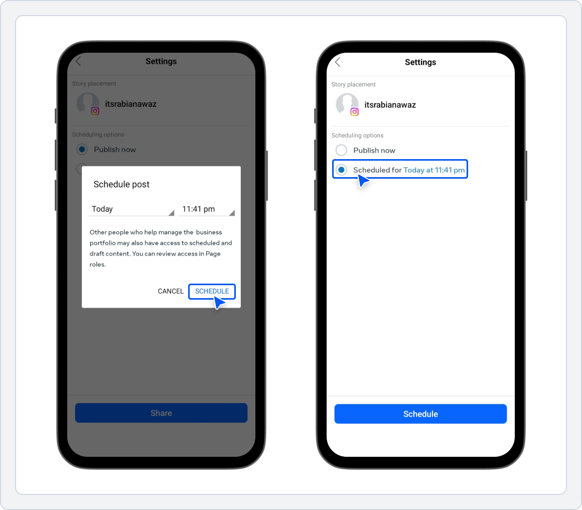Schedule Instagram Stories with SocialBu