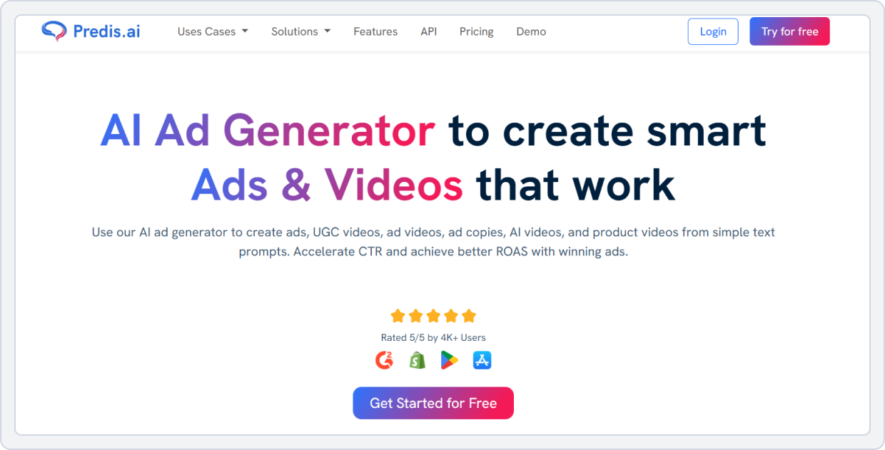 Predis.ai interface showing AI‑powered social post creation and scheduling dashboard