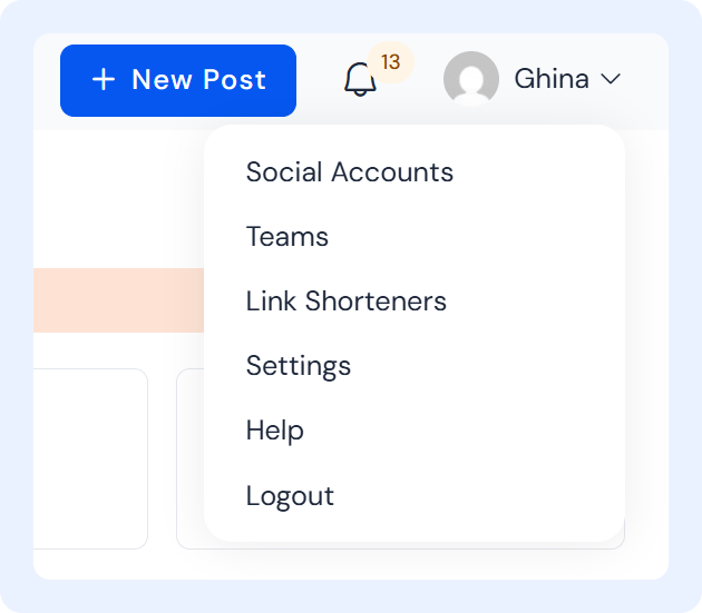 SocialBu Account Settings