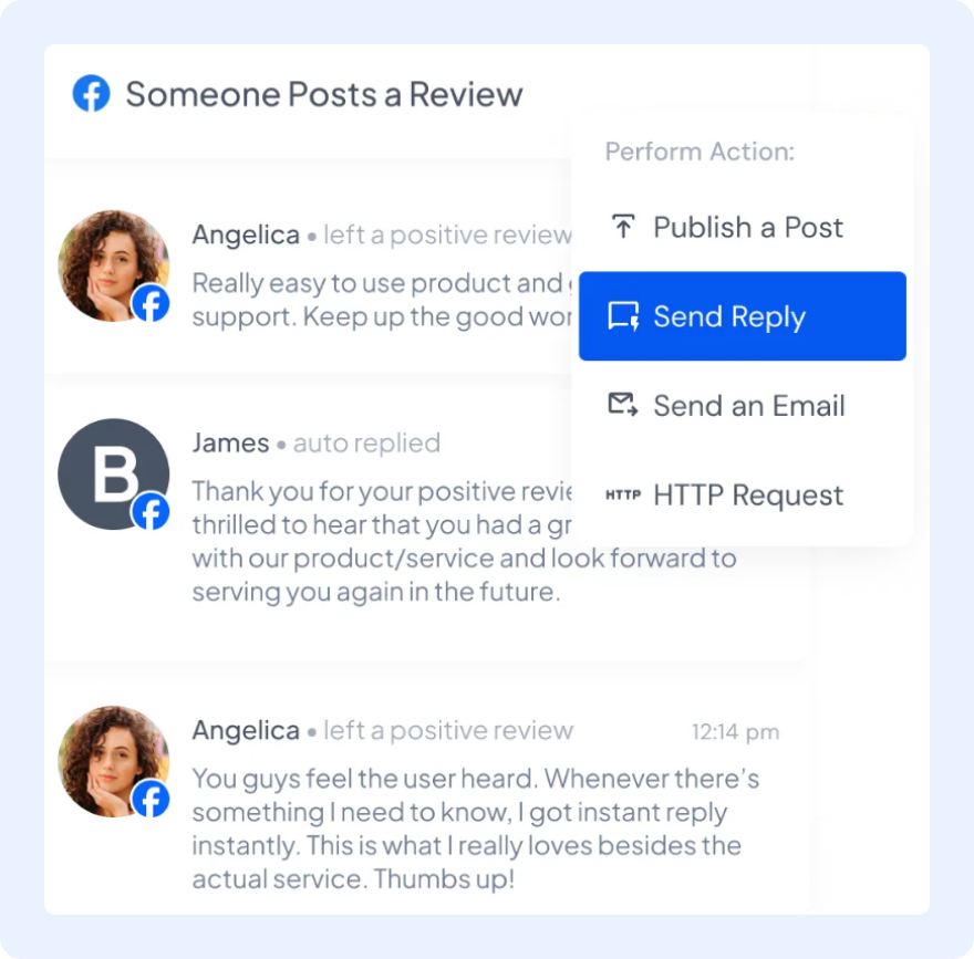 SocialBu Automated Replies