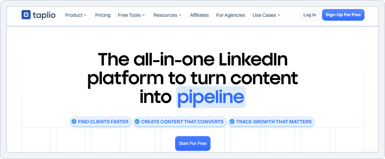 Loomly Alternative#6: Taplio