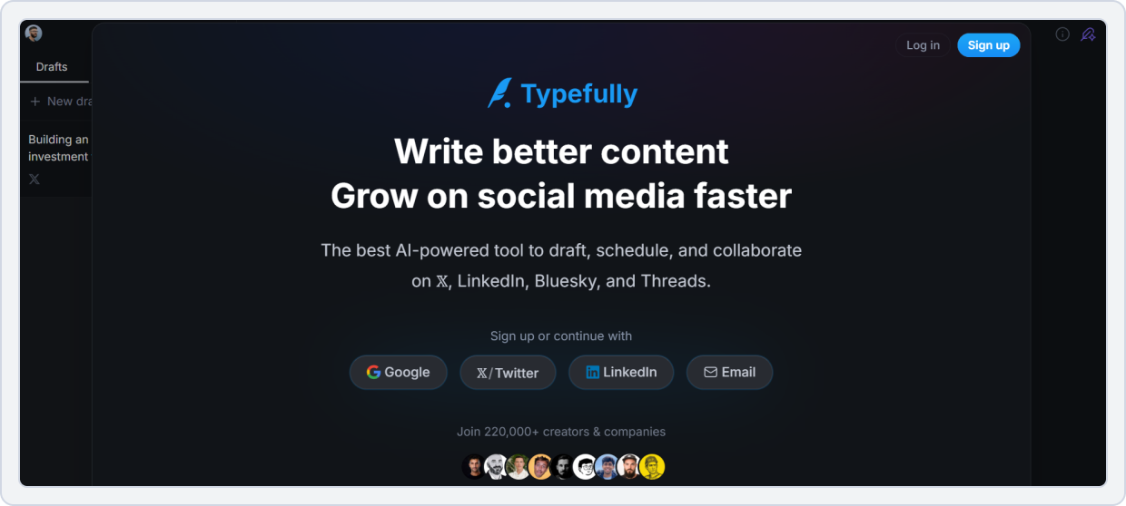 Loomly Alternative#5: Typefully