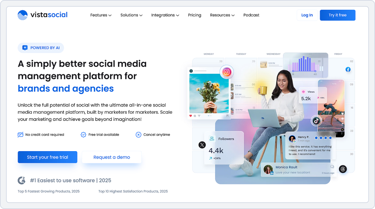 Loomly Alternative#3: Vista Social