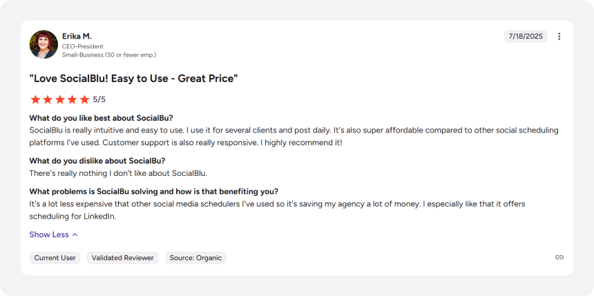 SocialBu User review