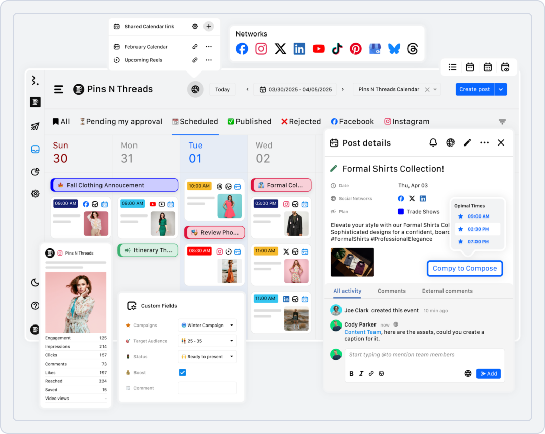 Dashboard image of Statusbrew