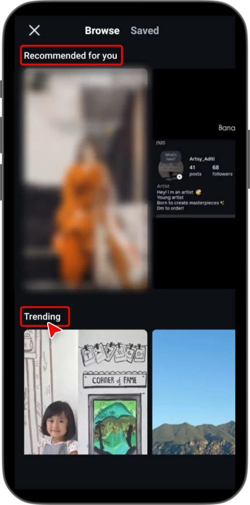 Find and Use Trending Reel Templates on Instagram -3