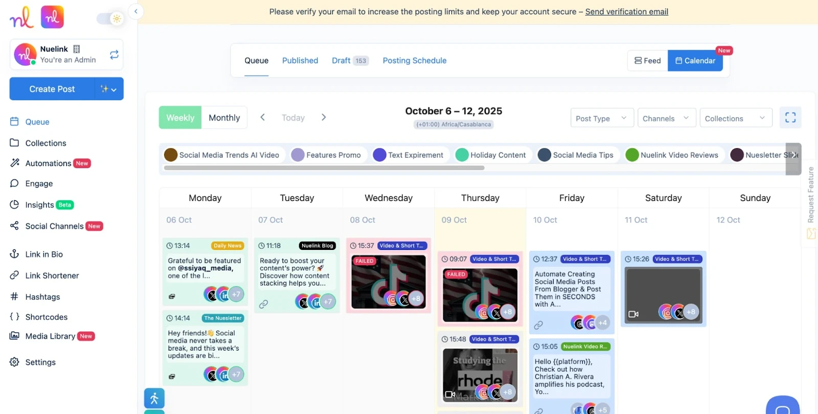 Nuelink – Best SocialPilot Alternative for Automation & Cross-Platform Posting