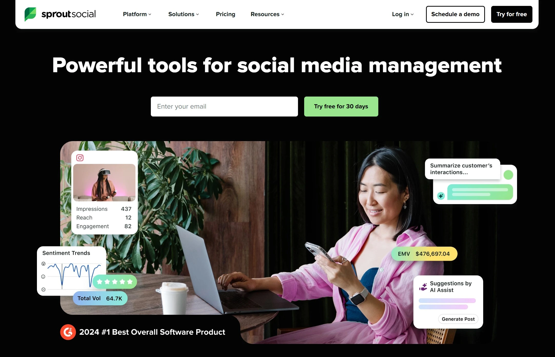 Sprout Social – Best SocialPilot Alternative for Advanced Reporting & Engagement