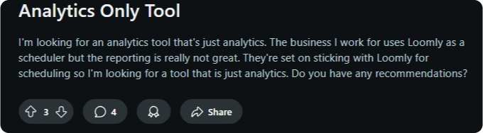 Loomly analytics review
