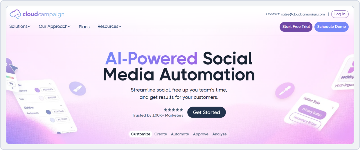 Dashboard image of Cloud Campaign