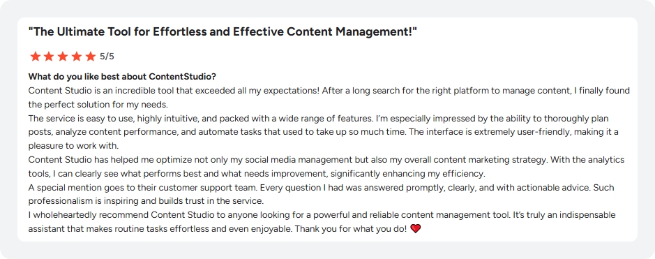 ContentStudio review