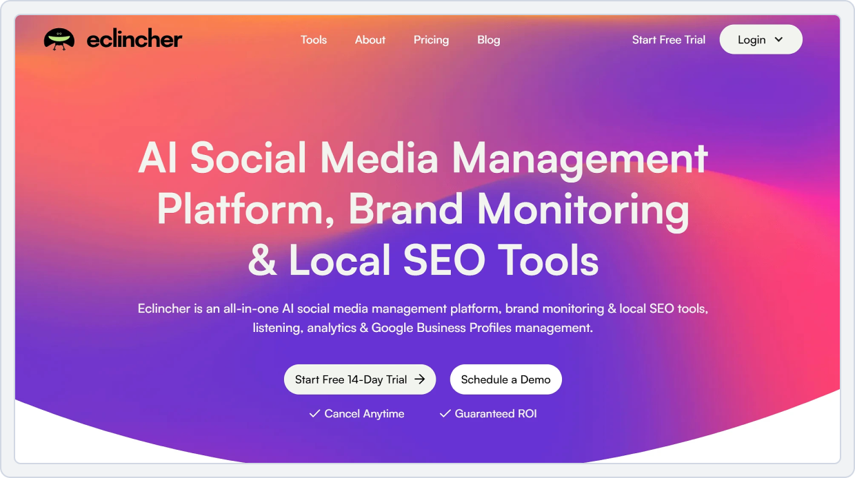 eClincher dashboard image