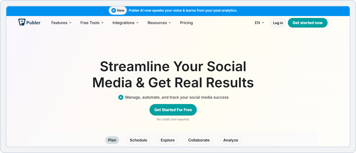 SocialPilot Alternative#5: Publer