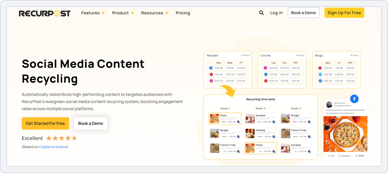 Zoho Alternative #4: RecurPost