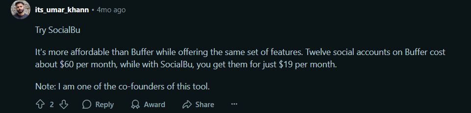 Extra charges for additional users