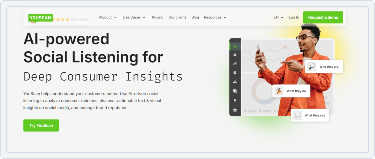 YouScan dashboard image 