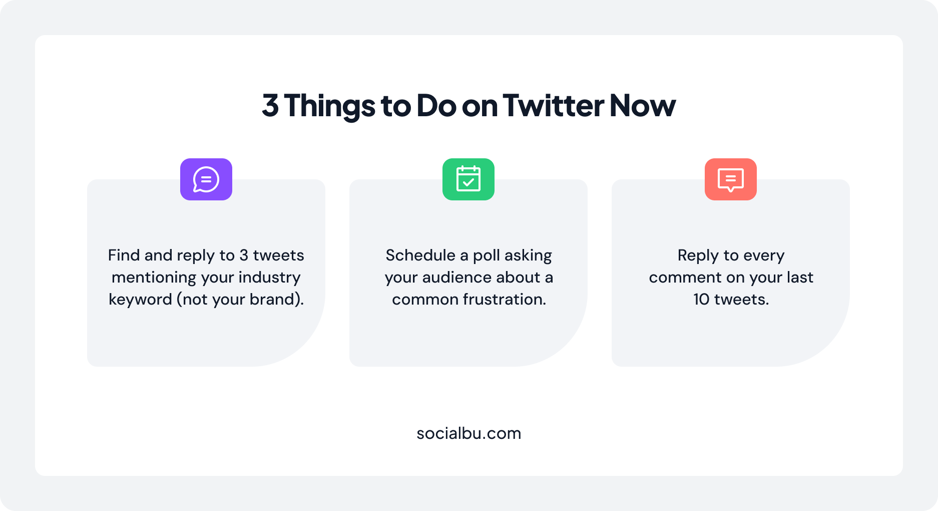 Things to do on Twitter