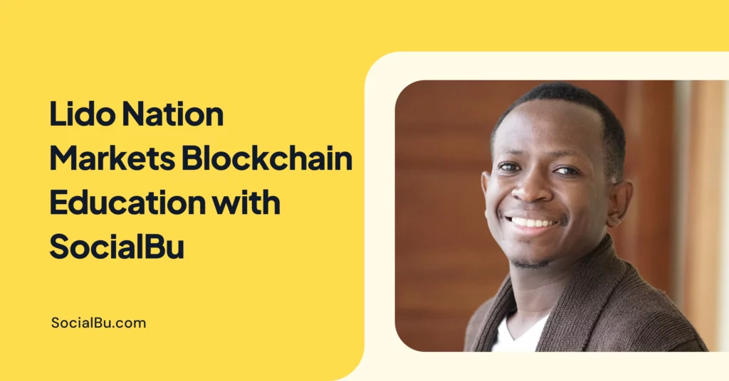 Blockchain Education marketing with SocialBu