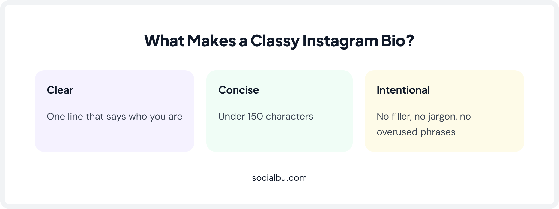 What Makes a Classy Instagram Bio?