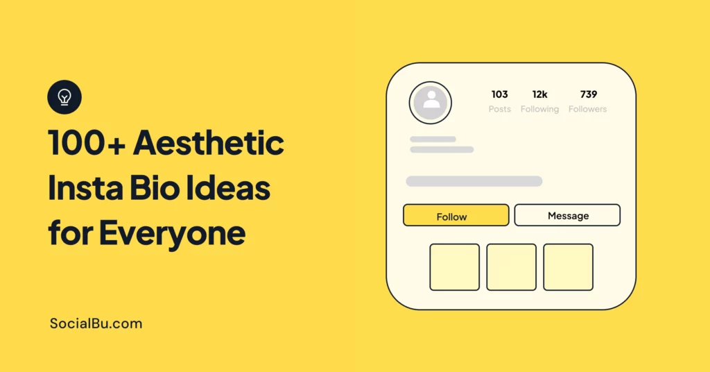 100+ Aesthetic Insta Bio Ideas for Everyone in 2026