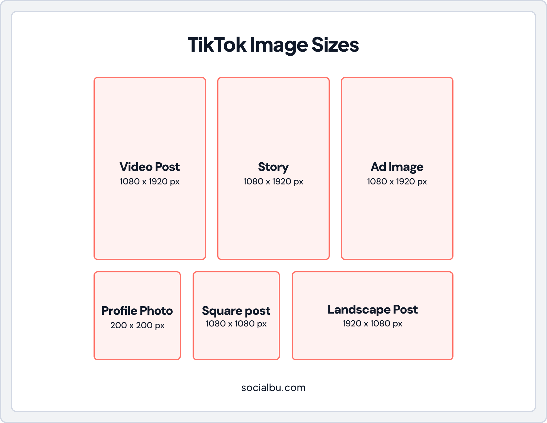 TikTok Image Sizes