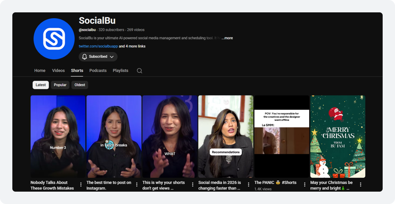SocailBu YouTube Channel
