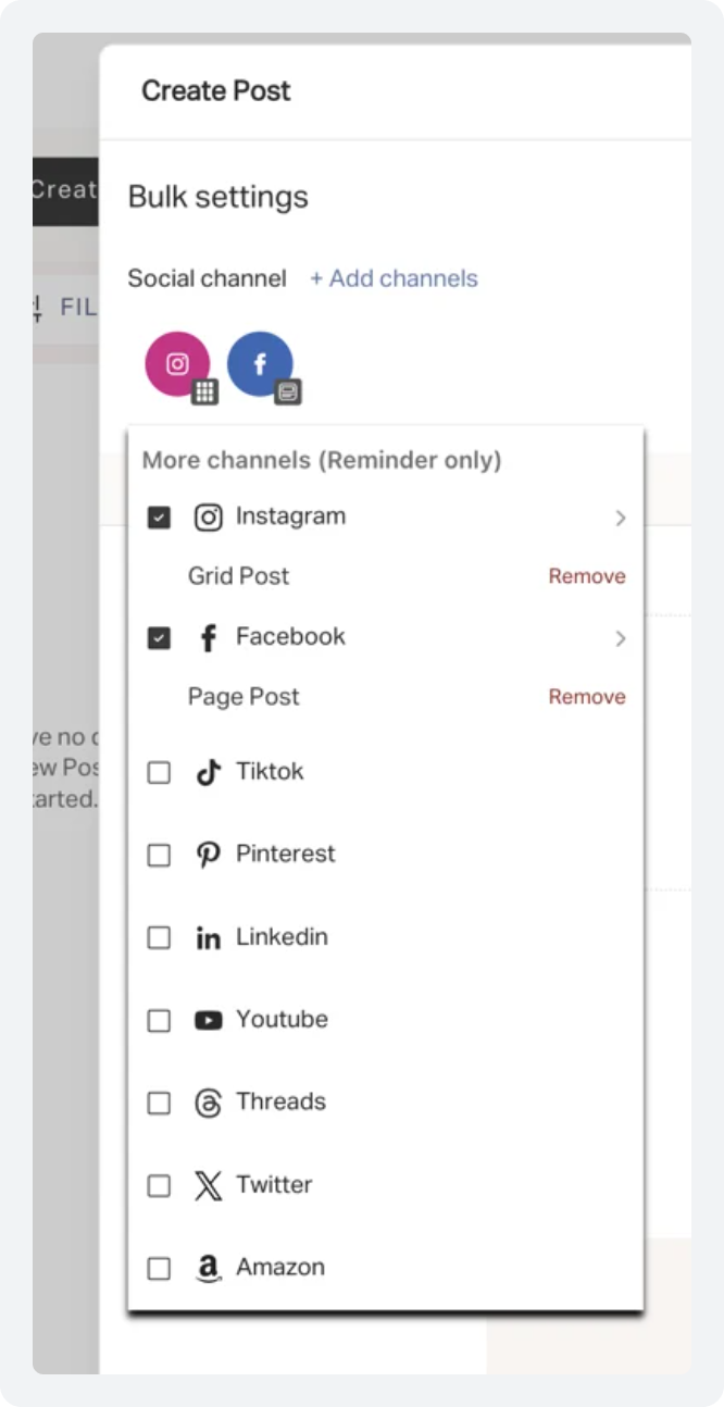 Planoly's Social Channels