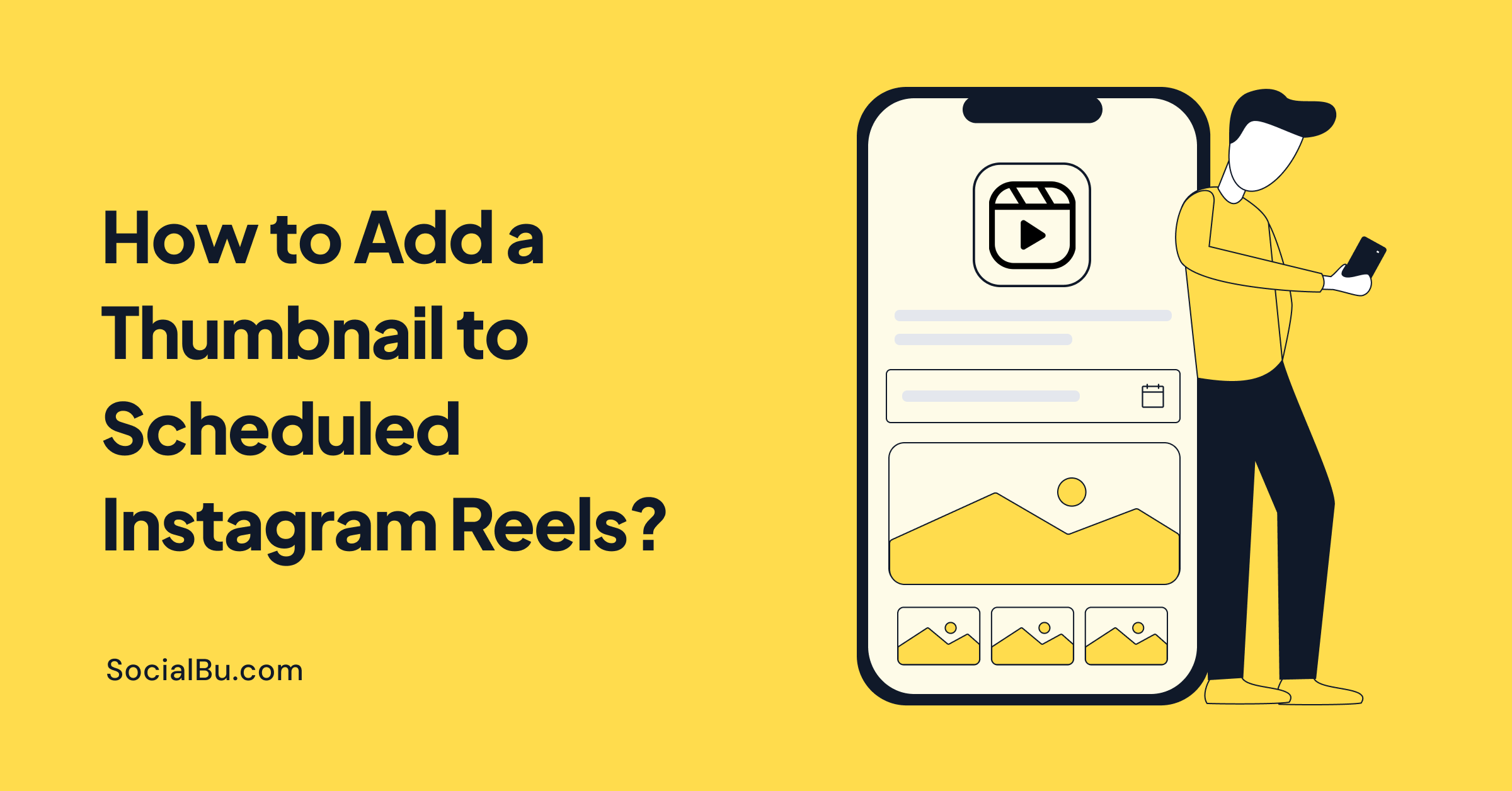 How to Add a Thumbnail to Scheduled Instagram Reels?