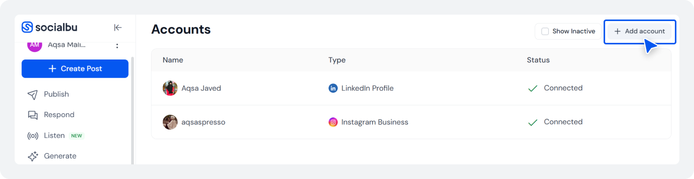 Connect your Google Business Profile to SocialBu