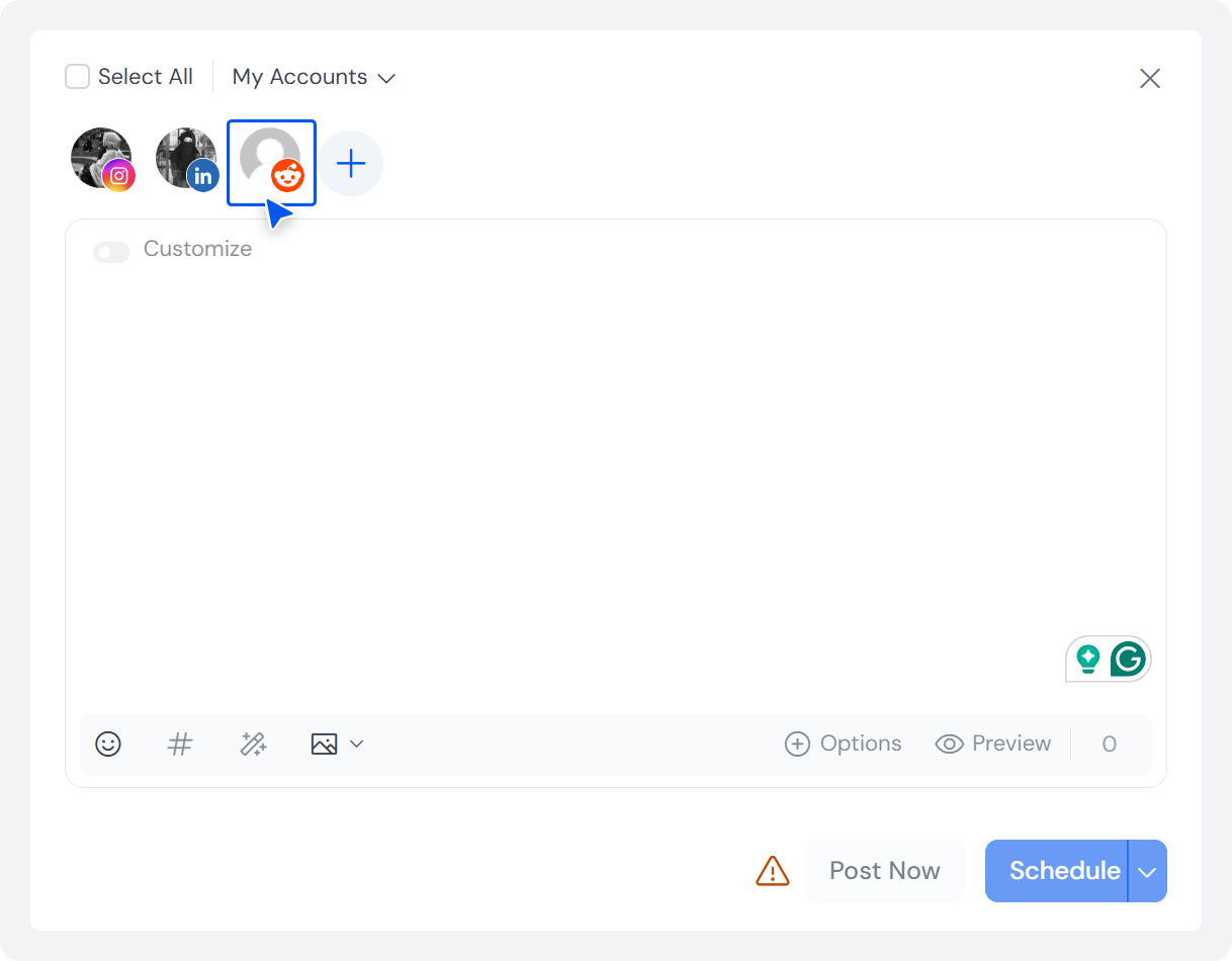 Make Reddit post using SocialBu