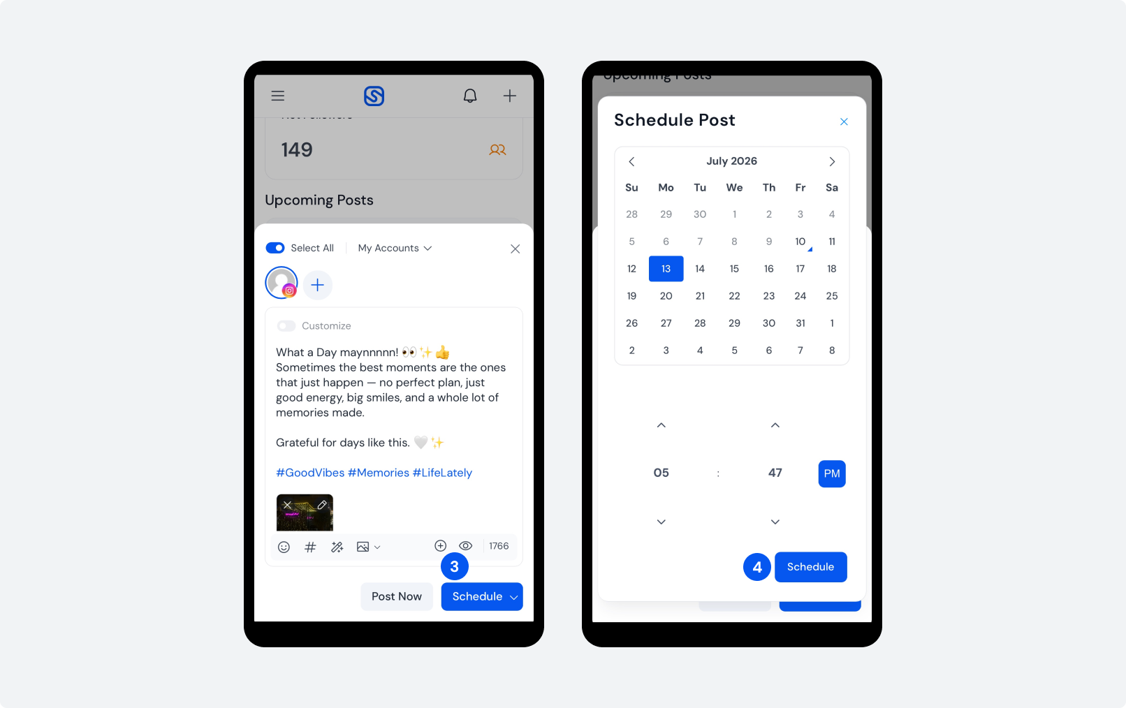 Schedule Instagram Stories on the Socialbu iOS App?