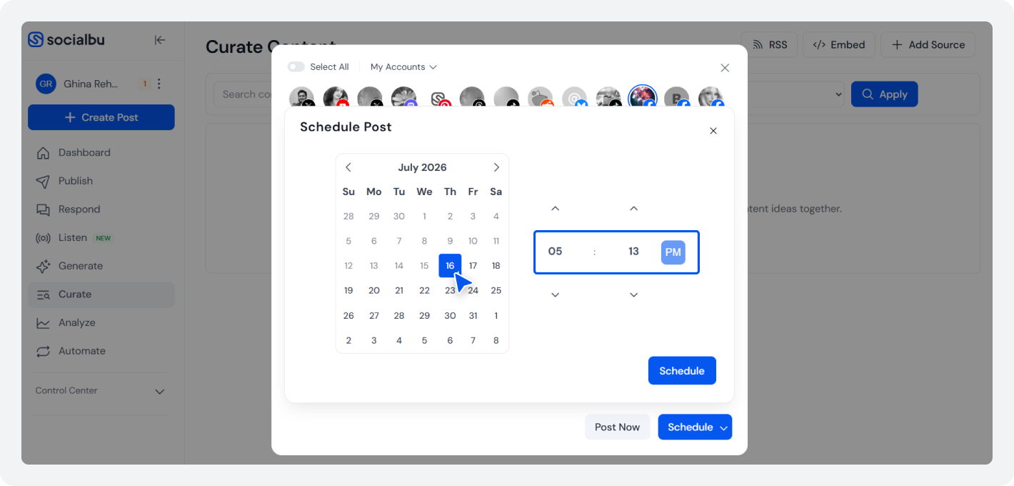 Scheduling Posts with SocialBu