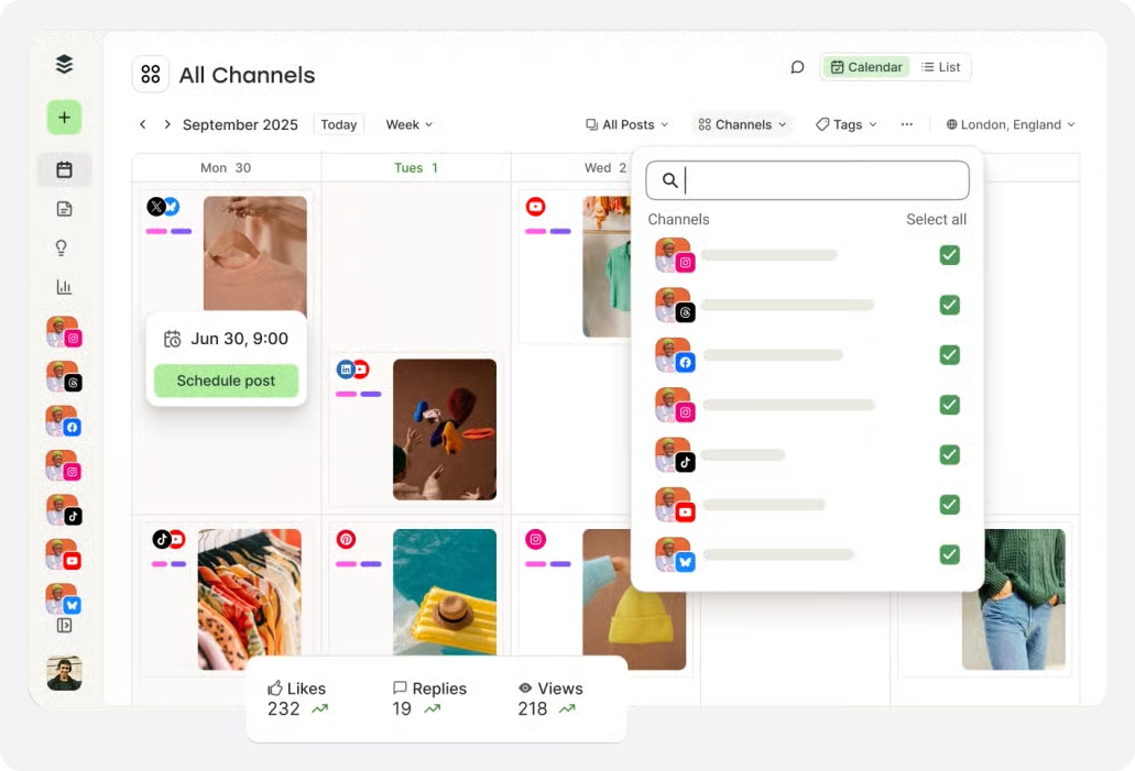 Buffer’s channel-based structure