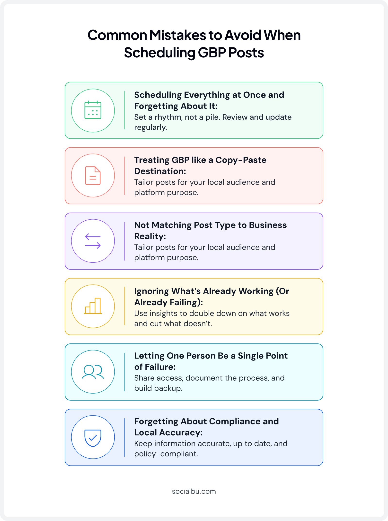 Common Mistakes to Avoid When Scheduling GBP Posts