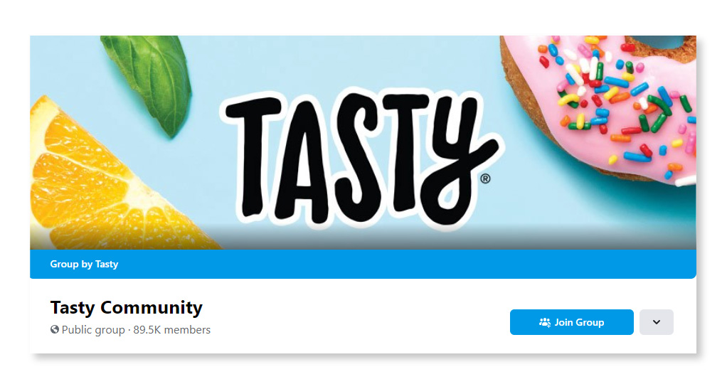 Tasty Community_Largest Facebook Groups