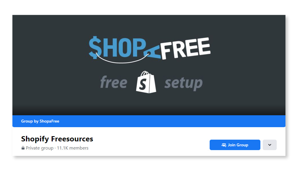 Shopify Freesources_Largest Facebook Groups