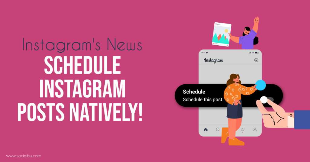 schedule instagram posts natively