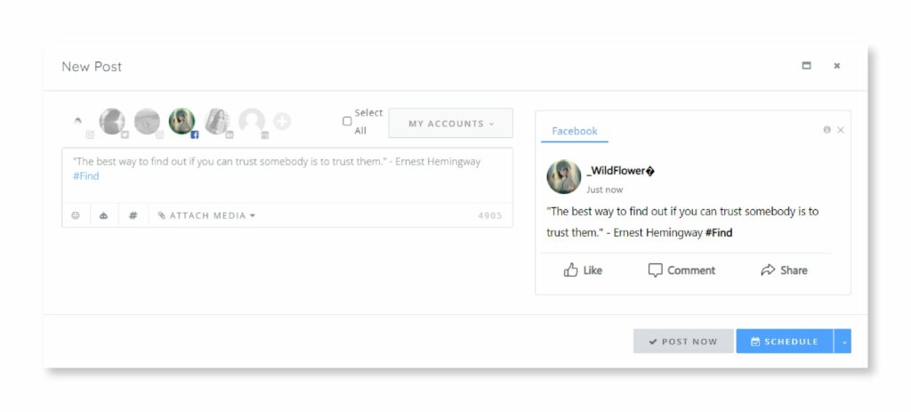 SocialBu Preview Feature 